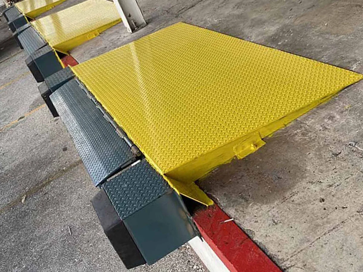 Specialty transition ramps manufactured and installed by BXC Dock Services